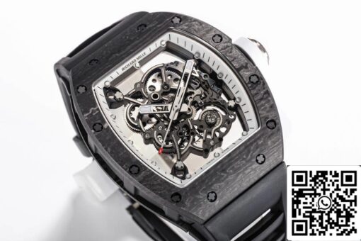 Richard Mille RM055 NTPT 1:1 Best Edition BBR Factory Black Strap - Image 8