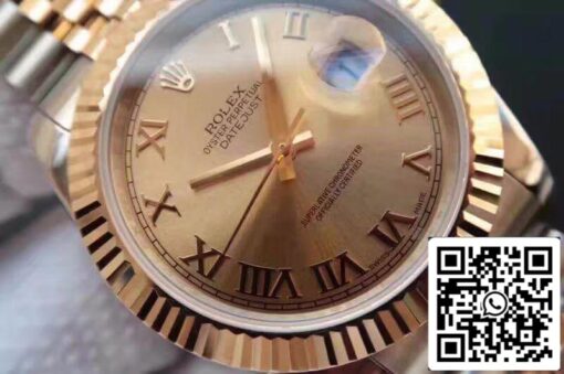 Rolex Datejust 41 126333-007 1:1 Best Edition Swiss ETA2836-2 Gold Wrapped Two Tone Stainless Steel Bracelet - Imagen 3