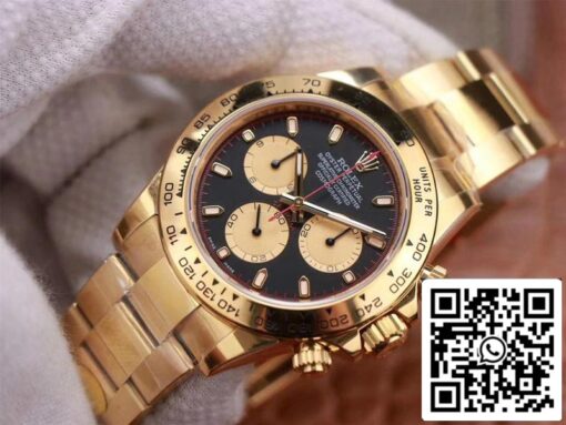 Rolex Daytona M116508-0009 1:1 Best Edition Noob Factory Black Dial Swiss ETA4130 - Image 8