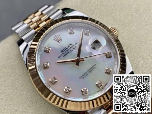 Rolex Datejust 41MM M126331-0014 1:1 Best Edition Clean Factory Mother-Of-Pearl Dial - immagine 9