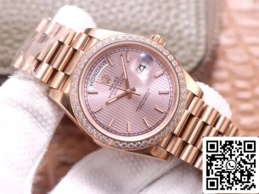 Rolex Day Date M228345RBR-0010 1:1 Best Edition EW Factory Rose Gold - immagine 11