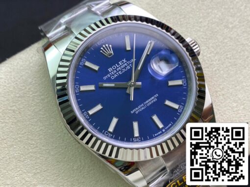 Rolex Datejust M126334-0001 1:1 Best Edition Clean Factory Blue Dial - immagine 9