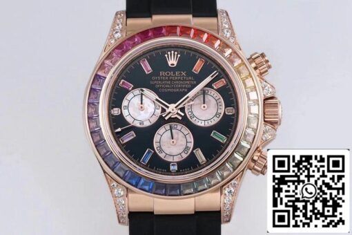 Rolex Daytona 116595RBOW 1:1 Best Edition BL Factory Rose Gold Swiss ETA4130