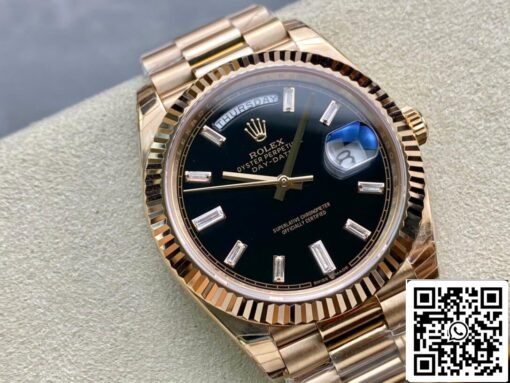 Rolex Day Date 228238a 1:1 Best Edition EW Factory V2 Black Dial - Image 9