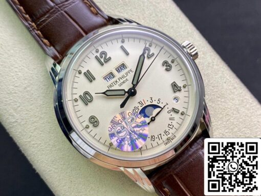 Patek Philippe Complications 5320G-001 1:1 Best Edition GR Factory Milky White Dial - immagine 18