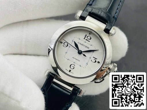 Cartier Pasha WSPA0012 35MM 1:1 Best Edition BV Factory White Dial - 이미지 8