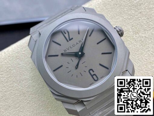 Bvlgari Octo Finissimo 102713 BGO40C14TTXTAUTO 1:1 Best Edition BV Factory Silver Gray Dial - Image 9