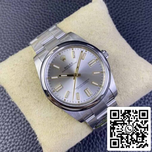 Rolex Oyster Perpetual M124300-0001 41MM 1:1 Best Edition Clean Factory Silver Dial - Image 9