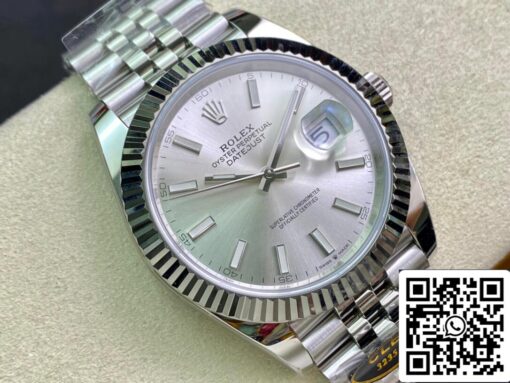 Rolex Datejust M126334-0004 41mm Jubilee Strap Clean Factory White Dial - Image 7