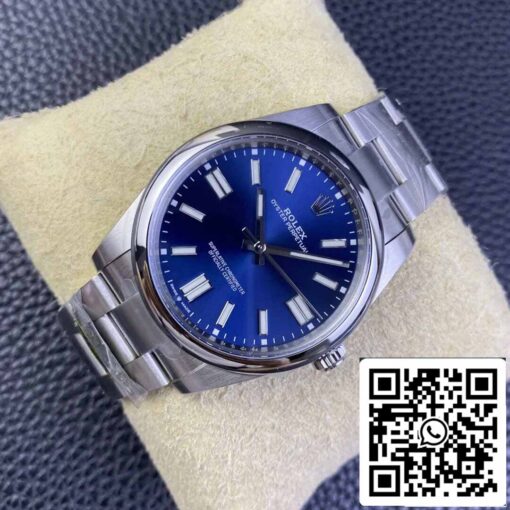 Rolex Oyster Perpetual M124300-0003 41MM 1:1 Best Edition Clean Factory Blue Dial - Image 9