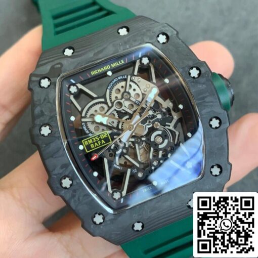 Richard Mille RM035-02 1:1 Best Edition KV Factory V3 Green Strap - immagine 7