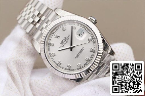 Rolex Datejust M126331 1:1 Best Edition EW Factory White Dial - Imagen 10