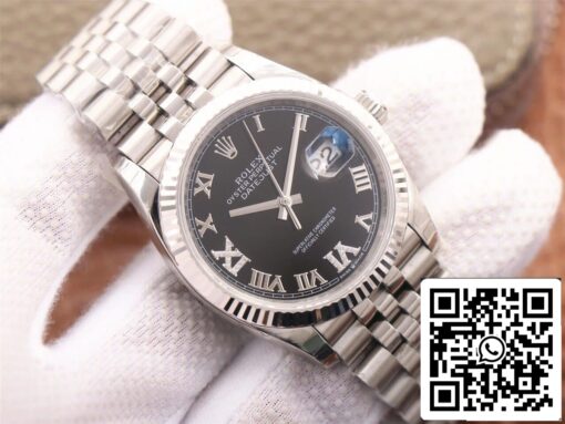 Rolex Datejust M126233 36MM 1:1 Best Edition EW Factory Black Dial - Imagen 9