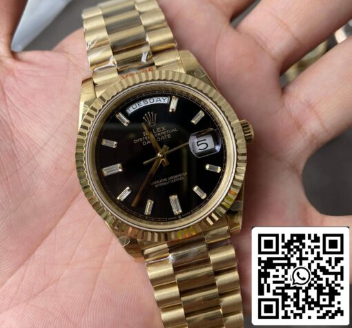 Rolex Day Date M228238-0004 1:1 Best Edition GM Factory V2 Black Dial - Image 10