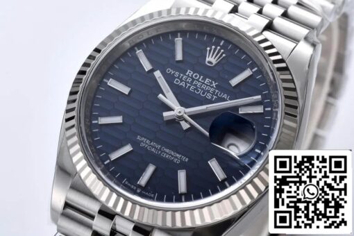 Rolex Datejust 36MM M126234-0049 1:1 Best Edition Clean Factory Blue Dial - immagine 3