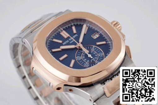 Patek Philippe Nautilus 5980/1AR-001 1:1 Best Edition 3K Factory V2 Blue Dial – Image 9