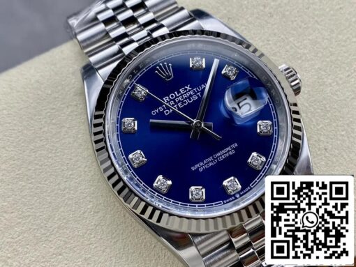 Rolex Datejust M126234-0037 36MM 1:1 Best Edition Clean Factory Diamond Dial - immagine 9