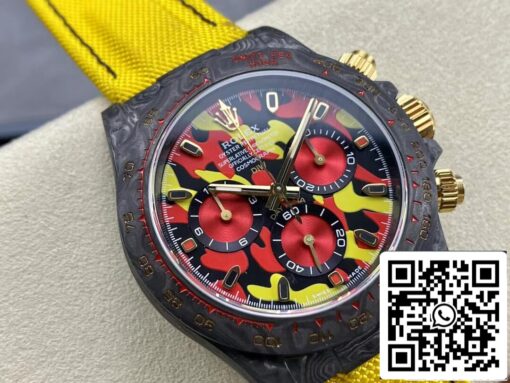 Rolex Daytona Cosmograph Diw Custom Version 1:1 Best Edition Noob Factory Yellow Strap – Bild 9