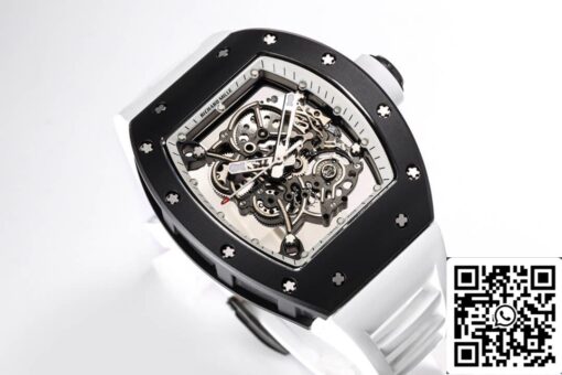 Richard Mille RM-055 1:1 Best Edition BBR Factory Rubber Strap - Image 8