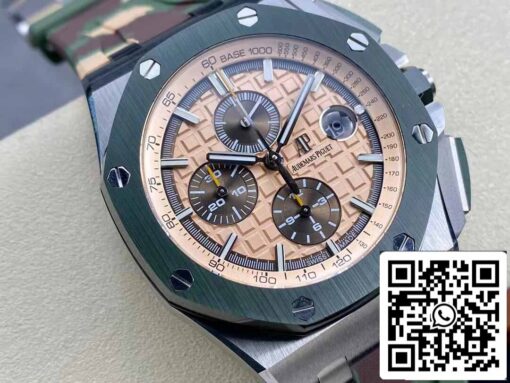 Audemars Piguet Royal Oak Offshore 26400SO.OO.A054CA.01 1:1 Best Edition APF Factory Beige Dial - immagine 9