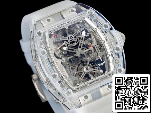 Richard Mille RM 56-01 Tourbillon 1:1 Best Edition RM Factory Transparent Case - immagine 7