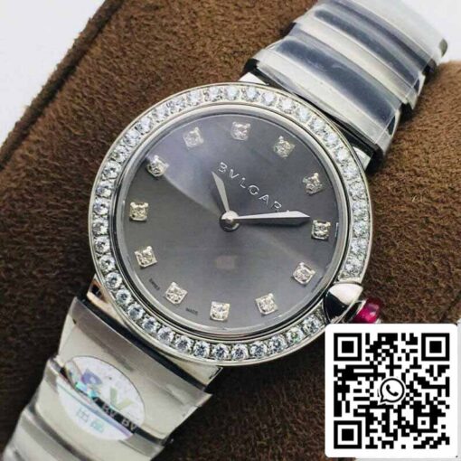 Bvlgari LVCEA 1:1 Best Edition BV Factory Diamond Gray Dial - Image 8