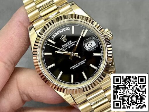 Rolex Day Date M228238-0067 1:1 Best Edition GM Factory Black Dial V2 - Image 2