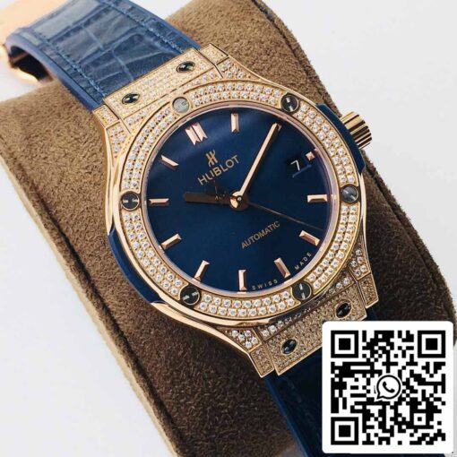 Hublot Classic Fusion 38MM 1:1 Best Edition HB Factory Diamond Case - Image 8