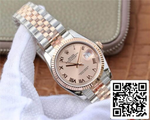 Rolex Datejust 116231 36MM 1:1 Best Edition GM Factory Pink Dial - immagine 2