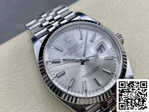 Rolex Datejust M126234-0013 36MM 1:1 Best Edition Clean Factory Silver Dial - Image 9