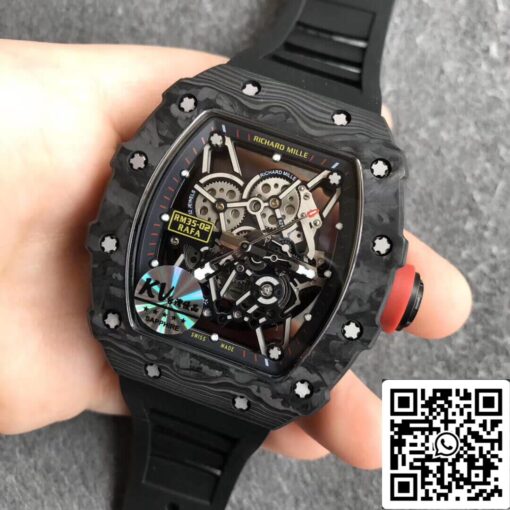 Richard Mille RM35-02 1:1 Best Edition KV Factory V3 Black Strap - immagine 7