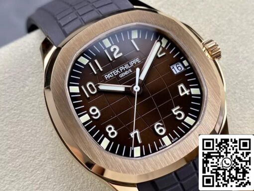 Patek Philippe Aquanaut 5167R-001 1:1 Best Edition 3K Factory V2 Version Rose Gold - Image 9