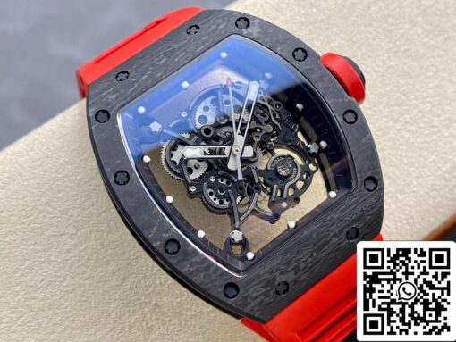 Richard Mille RM-055 1:1 Best Edition BBR Factory Red Strap - Image 9