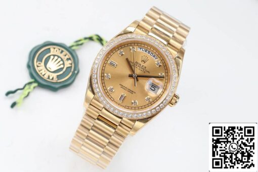 Rolex Day Date M128348RBR-0008 1:1 Best Edition EW Factory Diamond Dial - Image 8