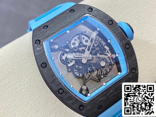 Richard Mille RM-055 1:1 Best Edition BBR Factory Blue Strap – Image 9