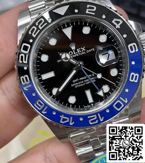 Rolex GMT Master II M126710BLNR-0002 Jubilee Strap Clean Factory V3 Actual Picture - Image 10