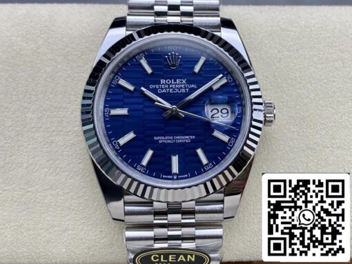 Rolex Datejust 41 mint M126334-0032 1:1 Best Edition Clean Factory Blue Dial