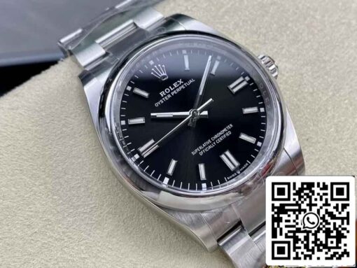 Rolex Oyster Perpetual M126000-0002 36MM 1:1 Best Edition Clean Factory Black Dial - Image 2