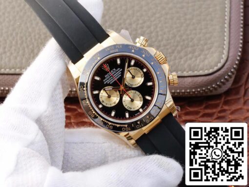 Rolex Daytona Cosmograph M116518ln-0047 1:1 Best Edition JH Factory Yellow Gold Chronograph - Image 8