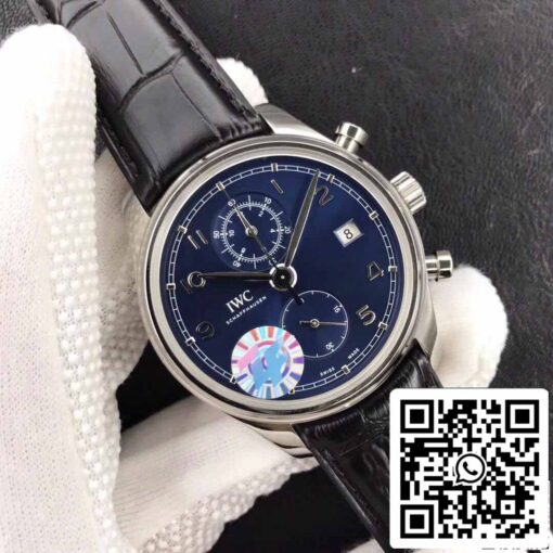 IWC Portugieser IW390303 1:1 Best Edition ZF Factory Blue Dial - immagine 8