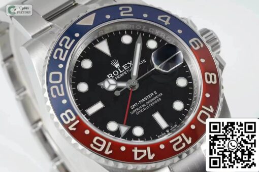 Rolex GMT Master II M126710BLRO-0002 1:1 Best Edition C+ Factory Red Blue Bezel - Image 8