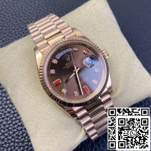 Rolex Day Date 118235 1:1 Best Edition EW Factory Brown Dial - Image 9