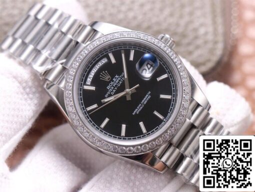 Rolex Day Date M228349RBR-0002 1:1 Best Edition EW Factory 18ct White Gold - Imagen 11