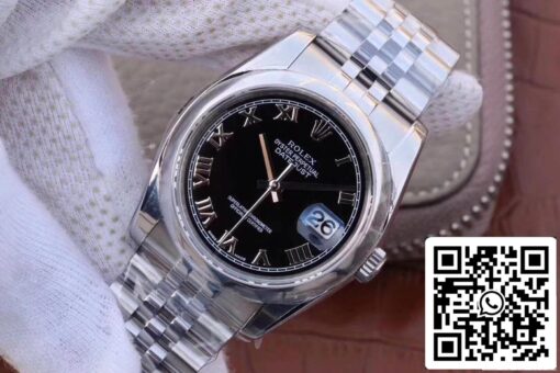 Rolex Datejust 36mm 116234 AR Factory 1:1 Best Edition Swiss ETA3135 Black Dial – Image 3