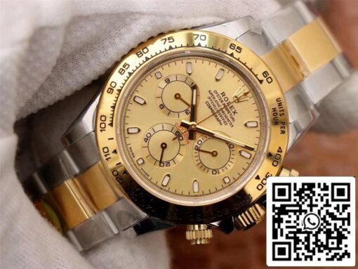 Rolex Daytona Cosmograph M116503-0003 1:1 Best Edition Noob Factory Gold Dial Swiss ETA4130 – Bild 9