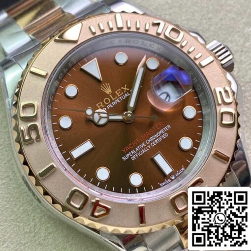 Rolex Yacht-Master 40mm 116621 AR Factory 1:1 Best Edition Swiss ETA2824 Brown Dial - Imagen 9