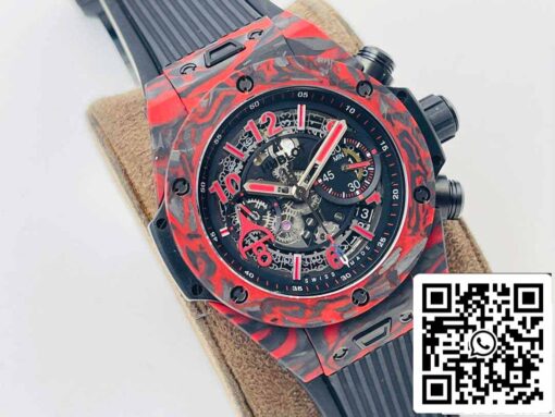 Hublot BIG BANG 411.QV.1123.NR.OVK21 1:1 Best Edition HB Factory Carbon Fiber Red Case - immagine 9