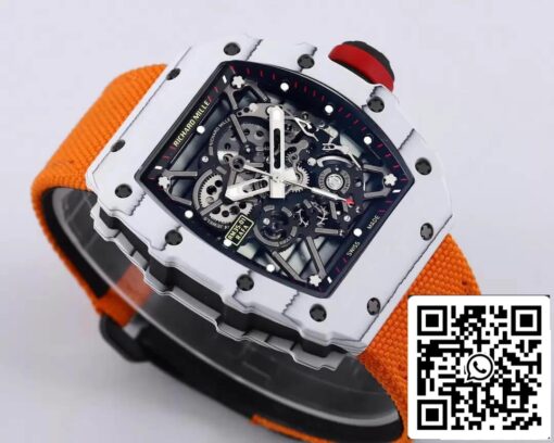 Richard Mille RM35-01 1:1 Best Edition BBR Factory Orange Strap - Image 9