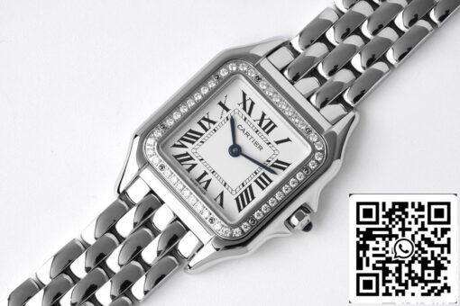 Panthere De Cartier W4PN0008 27MM 1:1 Best Edition BV Factory White Dial - Image 3