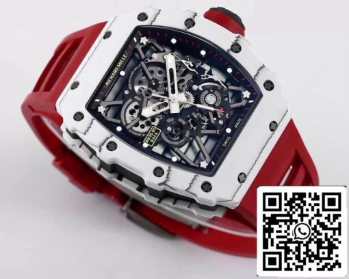 Richard Mille RM35-01 1:1 Best Edition BBR Factory Red Strap — изображение 9